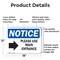 Signmission Please Use Main Entrance Right Arrow OSHA Notice Sign, Aluminum, 18in W x 12in L, 2PK OS-2PACK-NS-A-1218-L-17616 - alternate 7